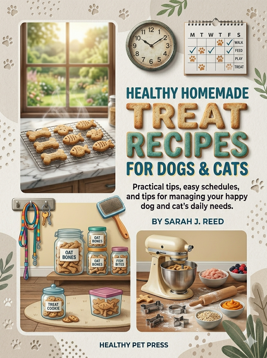 Healthy Homemade Treat Recipes for Dogs & Cats